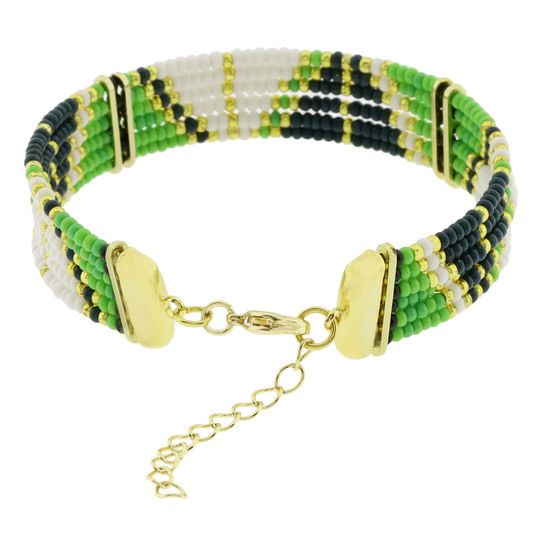 Pulsera Gabrielle Pyrabeads Combinación Verde