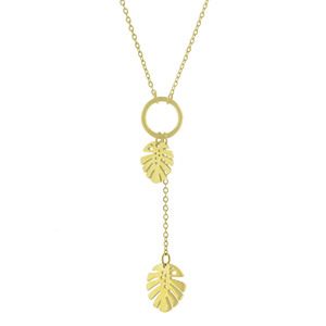 Corbatero Elle Hojita, Acero Dorado