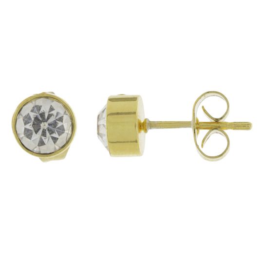 Set Elle Triple Cadena y Dijes Acero Dorado