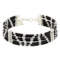 Pulsera Gabrielle Pyrabeads Combinacion Negro/Plata
