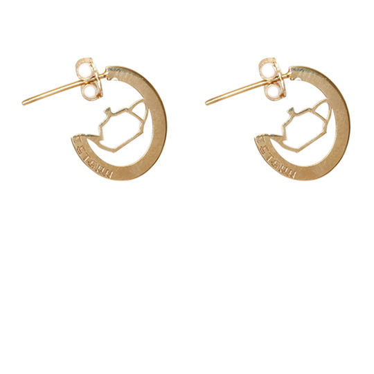Arracadas Fátima Teteras, Oro Amarillo 14 kt