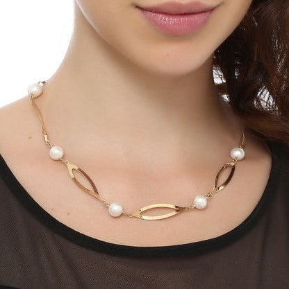 Collar Eloise Twist con Perlas Cultivadas 14K
