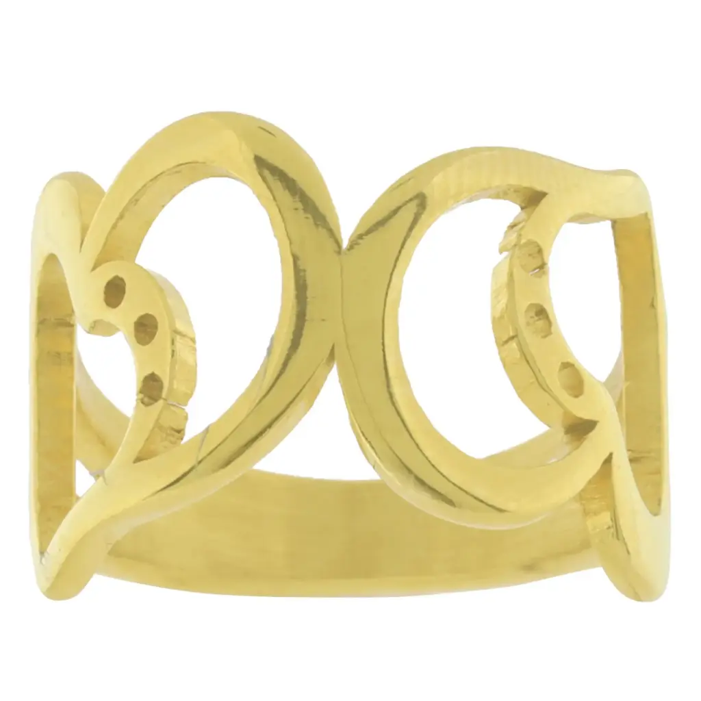 AN. CORAZONES CALADOS, ACERO