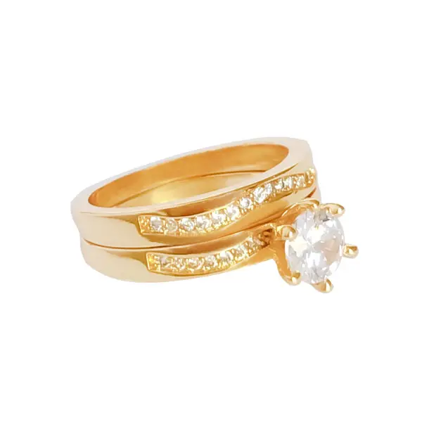 ALIANZA PAVÉ, ACERO DORADO