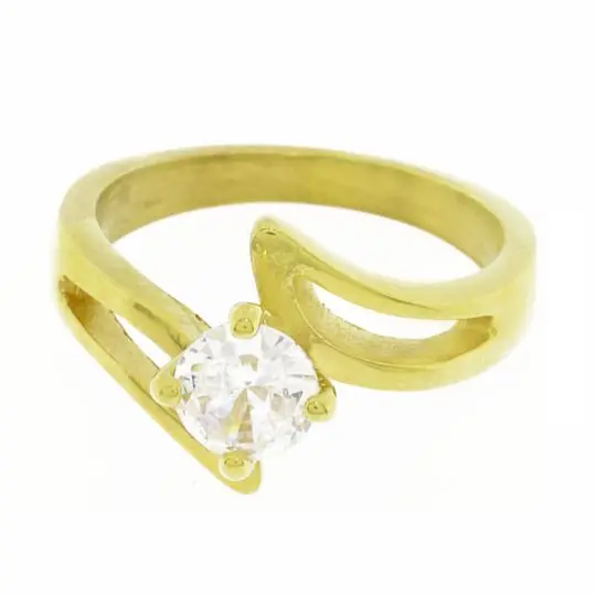 SOLITARIO ACERO DORADO