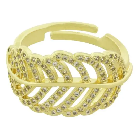 AN HOJA PAVÉ, ACERO DORADO