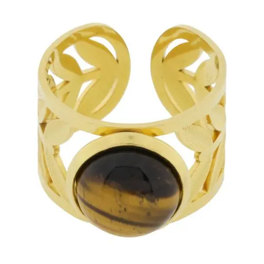 AN OJO DE TIGRE, ACERO DORADO