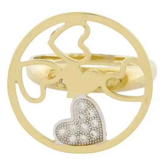 AN CIRCULO CORAZONES CALADOS