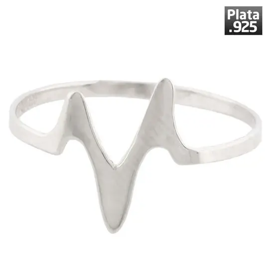 AN LATIDO, PLATA .925 RODIZADA