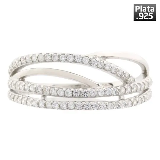 AN ARCOS, PLATA .925 RODIZADA