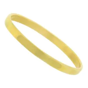 ARGOLLA LISA, PLATA DORADA