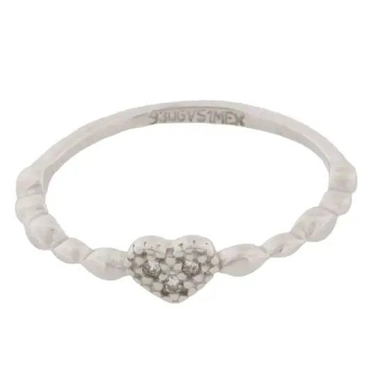 AN BANDA CORAZÓN, PLATA RODIZADA