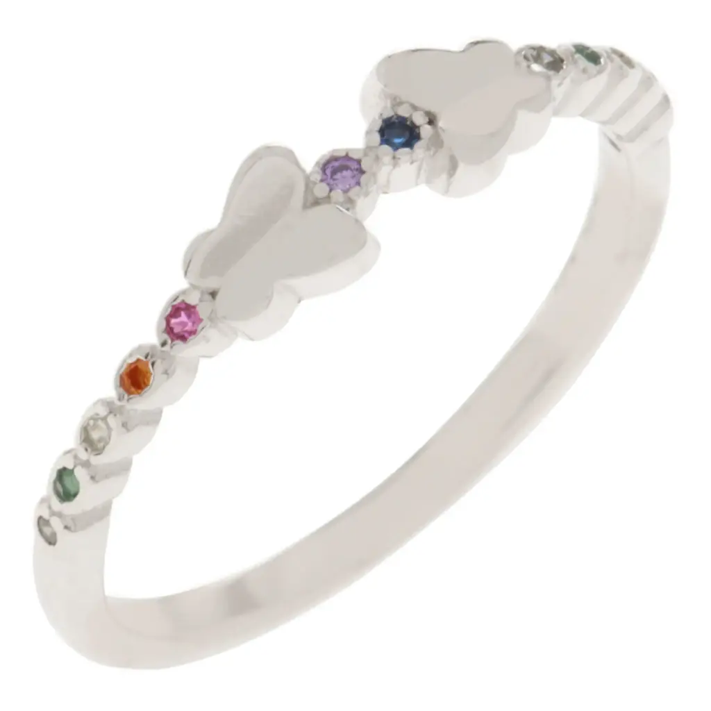 AN MARIPOSAS COLORES, PLATA .925