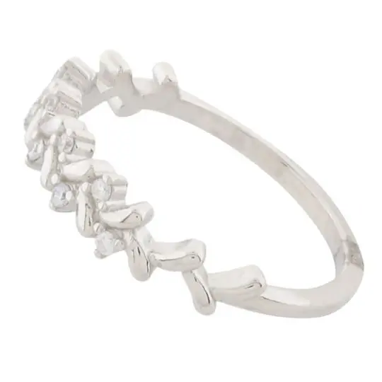 AN LINEAS CRUZADAS ZIRCONIAS, PLATA .925