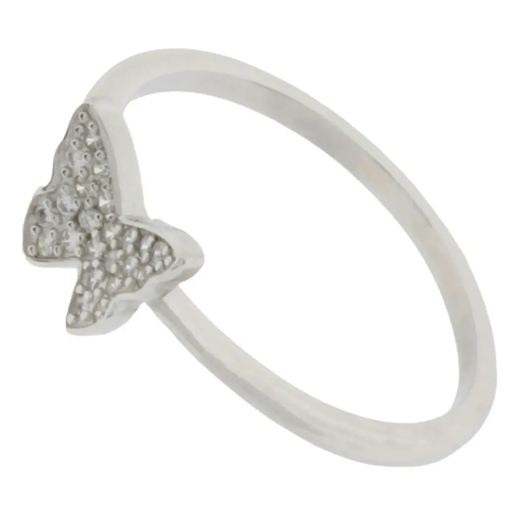 AN MARIPOSA PAVÉ, PLATA .925
