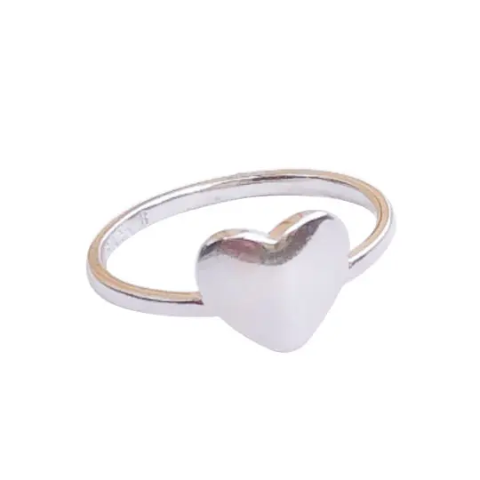 AN. CORAZON LISO, PLATA RODIZADA