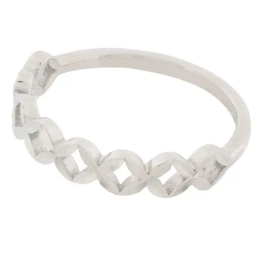 AN ROMBOS CALADOS, PLATA RODIZADA