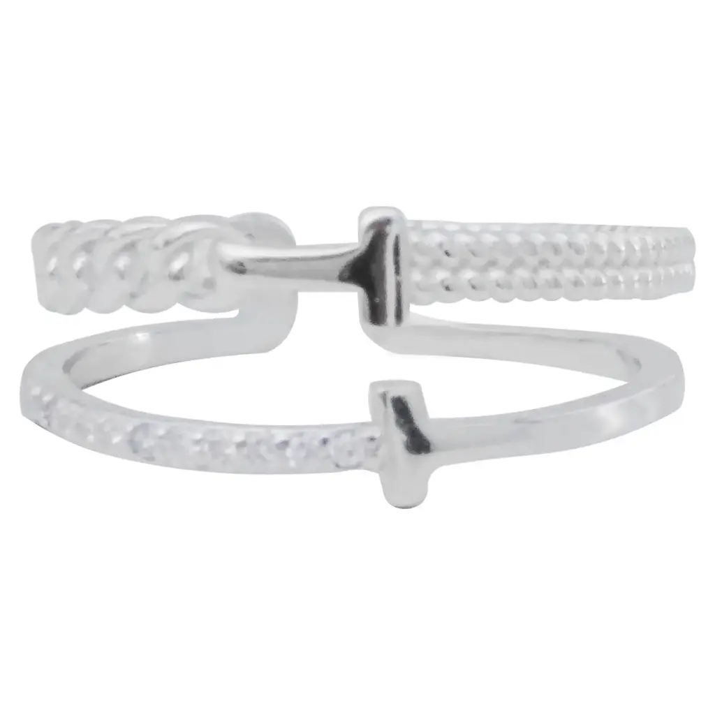 AN DOBLE CADENAS, PLATA RODIZADA