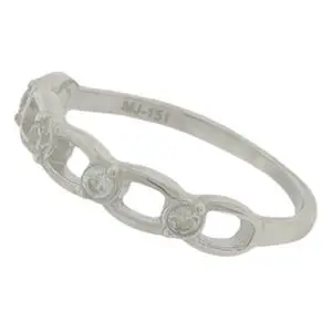 AN CADENA CON ZIRCONIAS, PLATA .925 RODIZADA