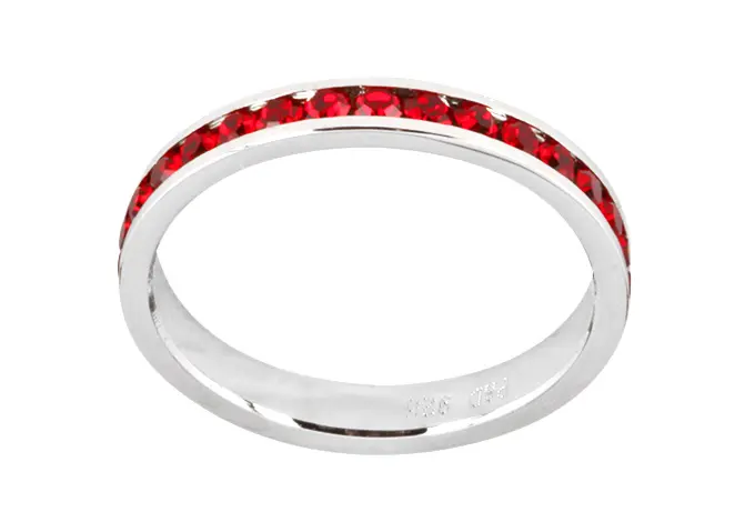 CASSR7 ANILLO SENCILLO ROJO