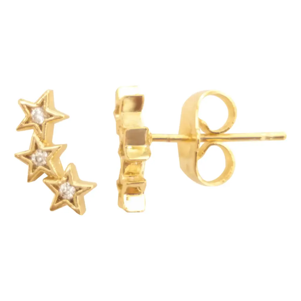 AR TRES ESTRELLAS CON ZIRCONIAS