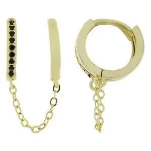 HUG DOBLES CON CADENA, ACERO DORADO
