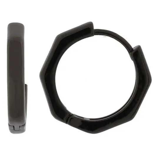 HUG OCTAGONO NEGRO, ACERO