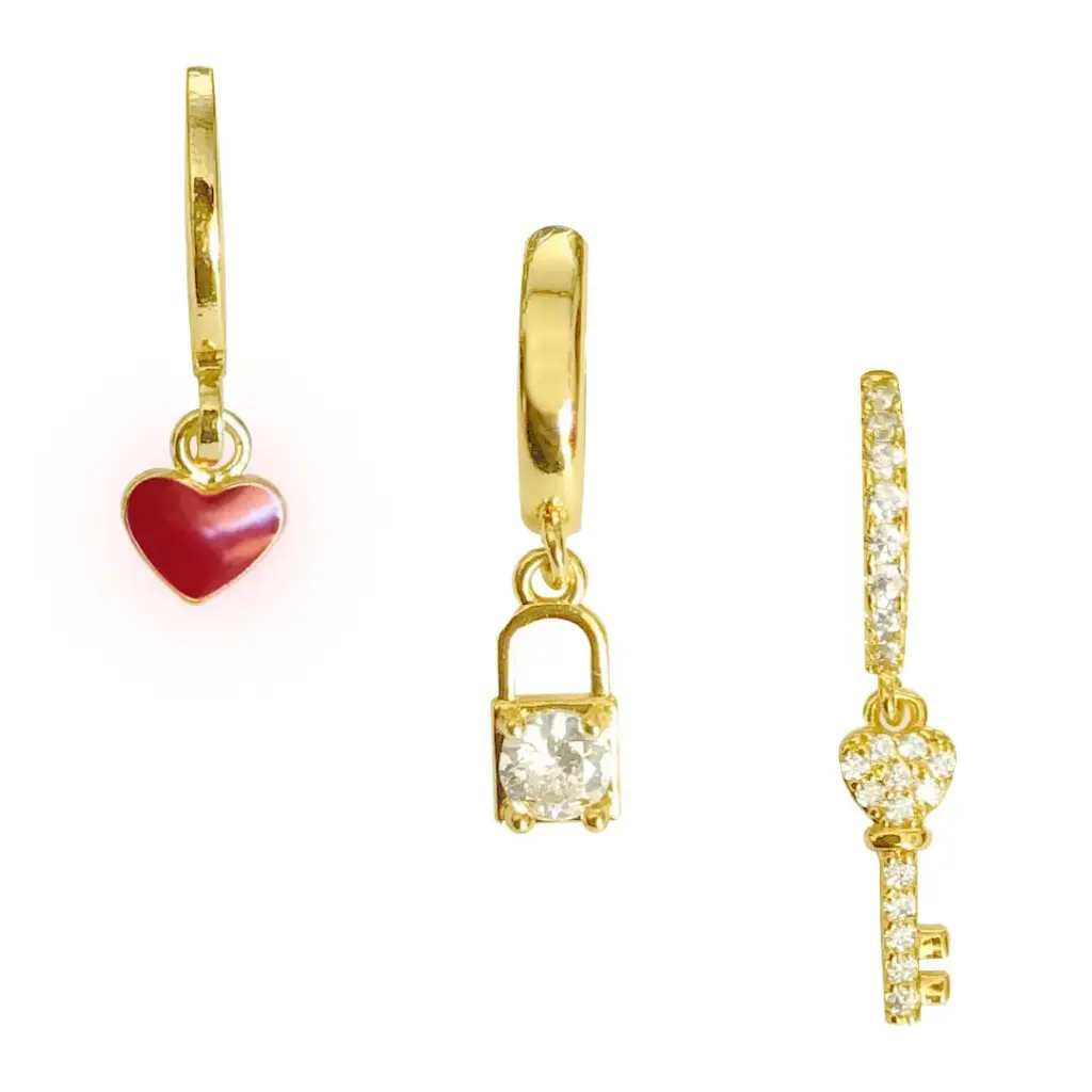 SET ARETES LLAVE, CHAPA