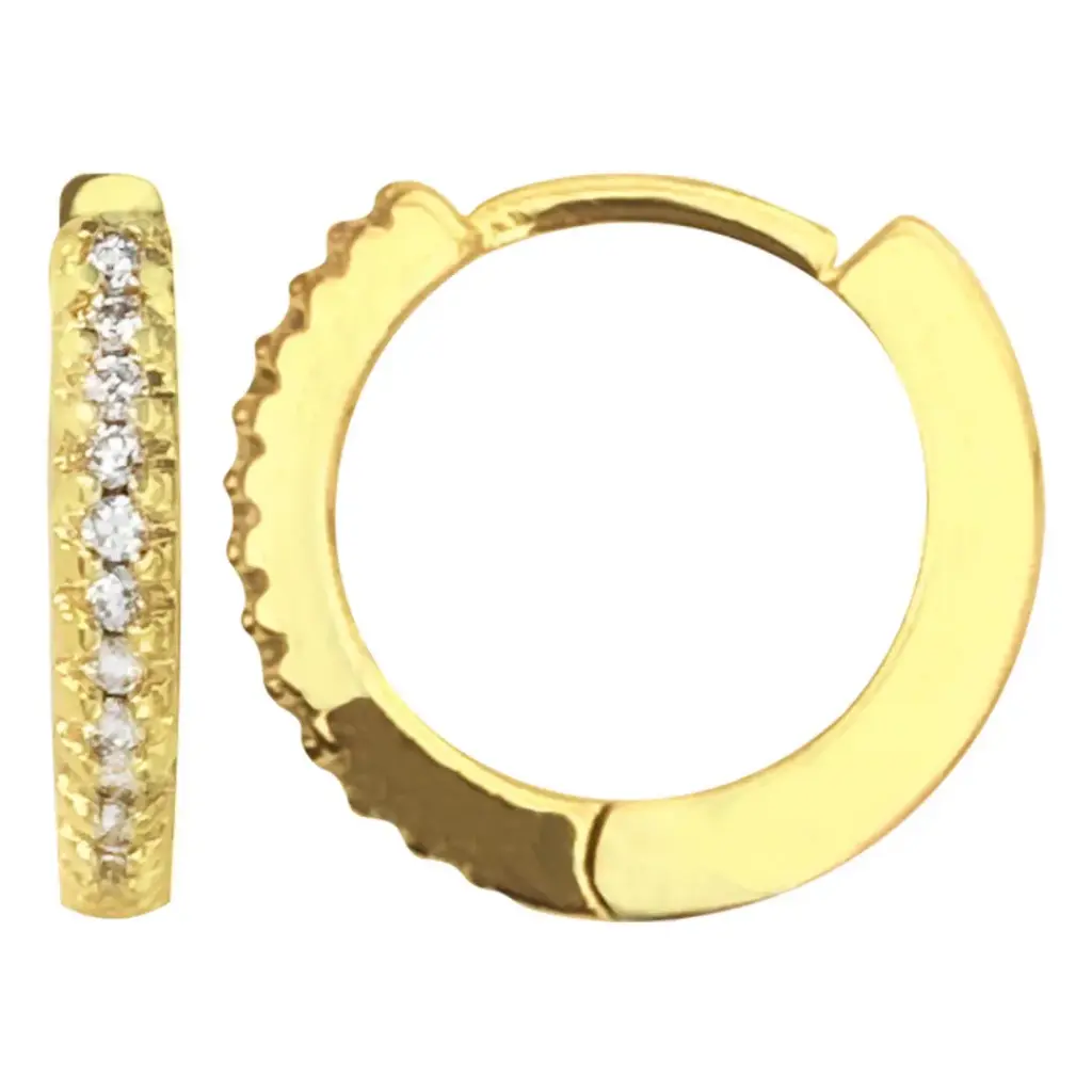 HUGGIES CON ZIRCONIAS, CHAPA