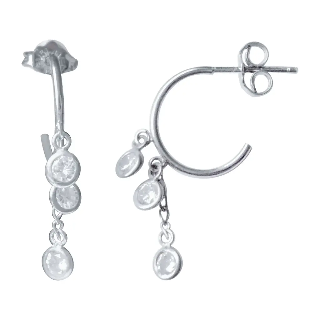 ARR CON ZIRCONIAS COLGANTES