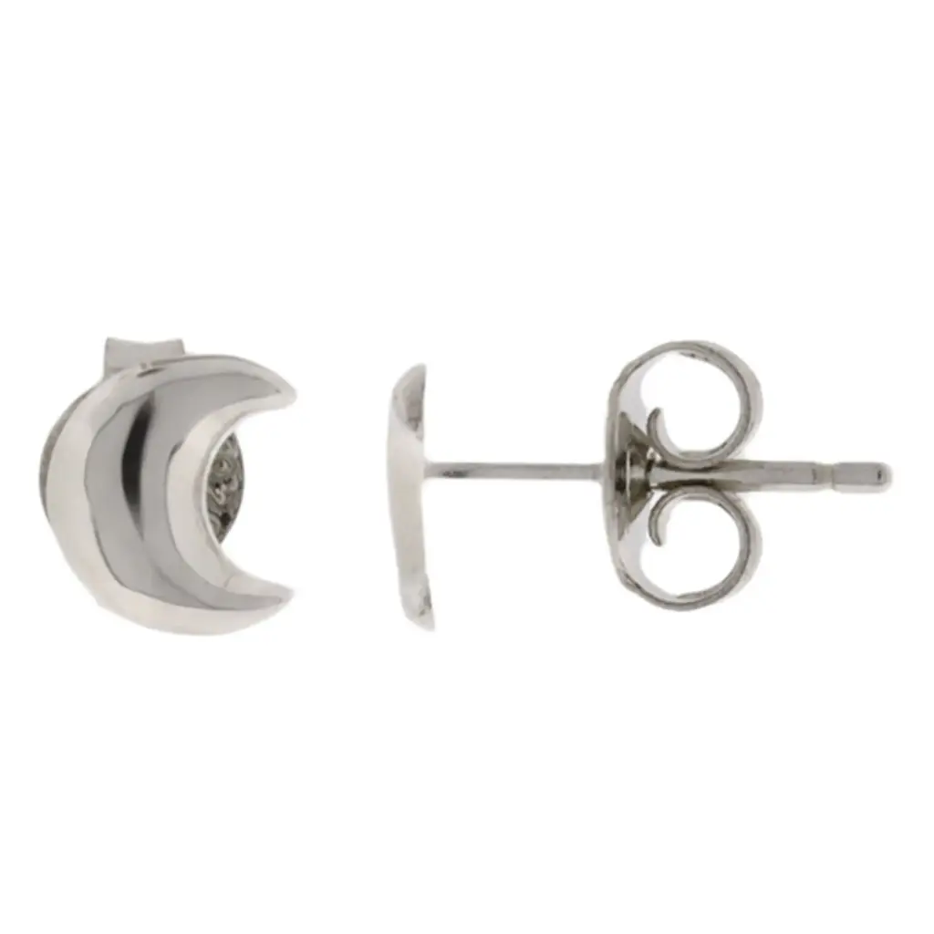 AR LUNA LISA, PLATA .925 RODIZADA