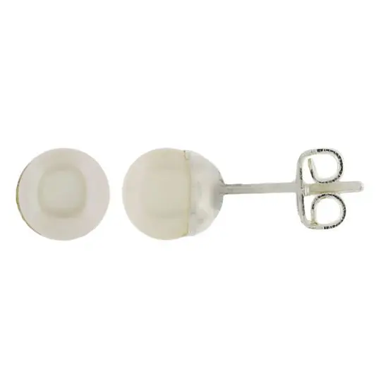 [222384] AR PERLAS 6 MM, PLATA .925