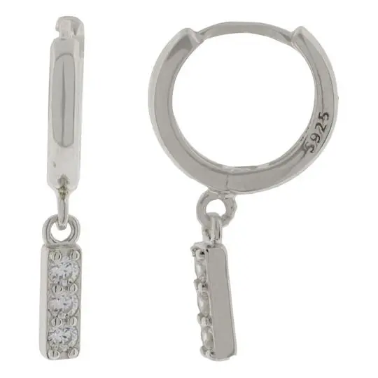 HUGS LINEA ZIRCONIAS, PLATA RODIZADA