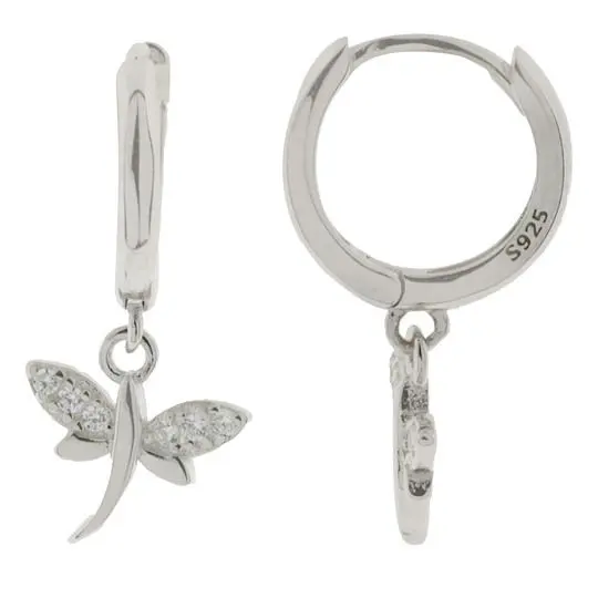 HUGS LIBELULAS, PLATA RODIZADA