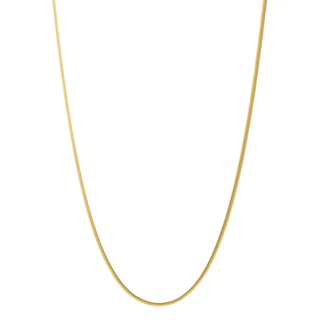 CADENA PLANCHADA DELGADA, ACERO DORADO