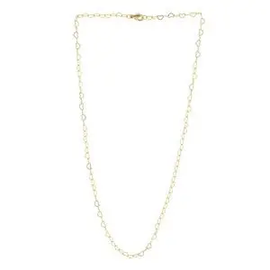 CADENA LOVE, ACERO DORADO