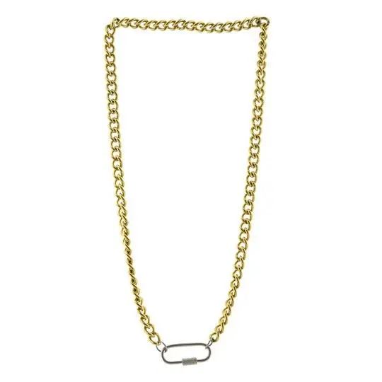 COLLAR OVALO BICOLOR