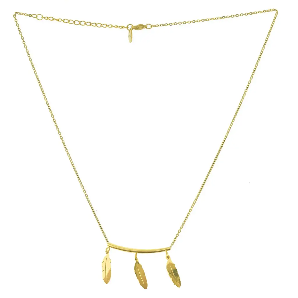 COLL TRES HOJITAS, ACERO DORADO
