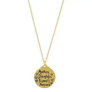 COLL CORAZÓN MAMÁ, ACERO DORADO