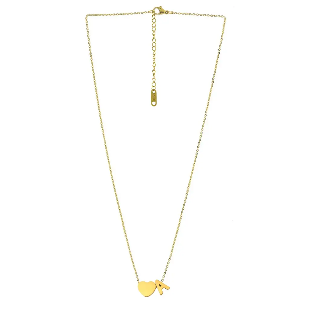 COLL CORAZÓN A, ACERO DORADO