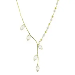 GARGANTILLA HOJAS CRISTAL