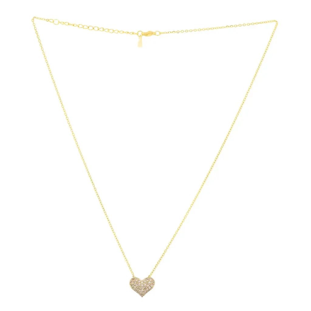 COLLAR CORAZÓN PAVÉ