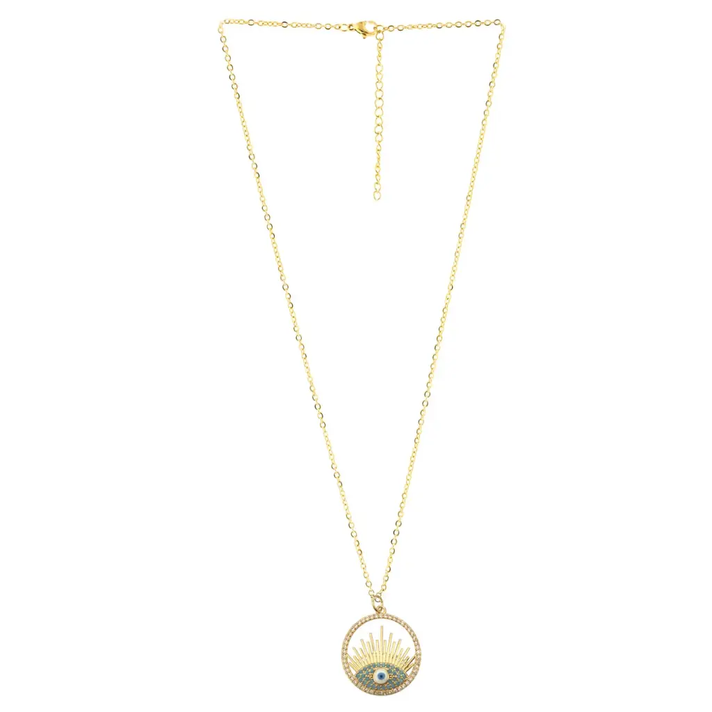COLLAR OJOS ZIRCONIAS
