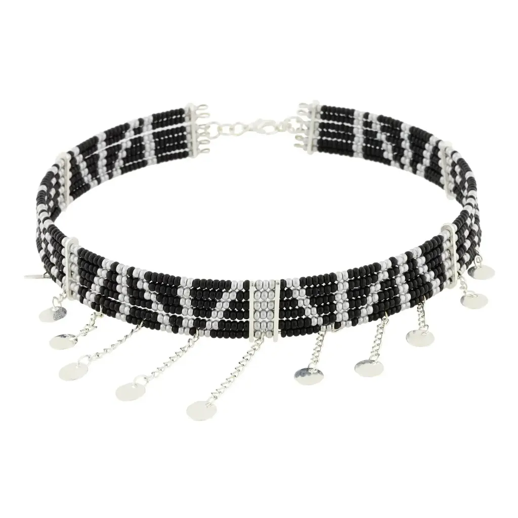 GARG CHAQUIRAS NEGRA Y PLATEADO