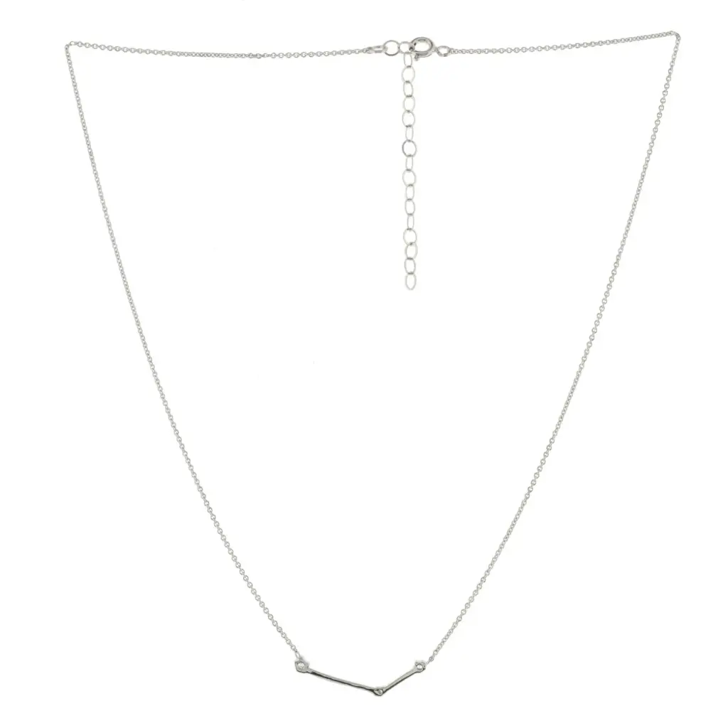 CONSTELACIÓN ARIES, PLATA CON ZIRCONIAS