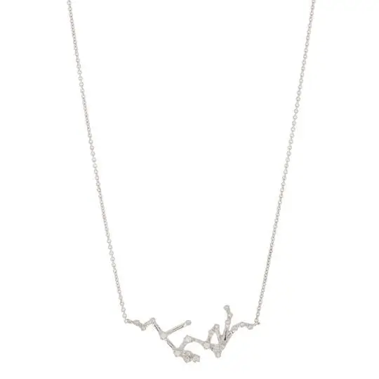 CONSTELACIÓN ACUARIO, PLATA CON ZIRCONIAS