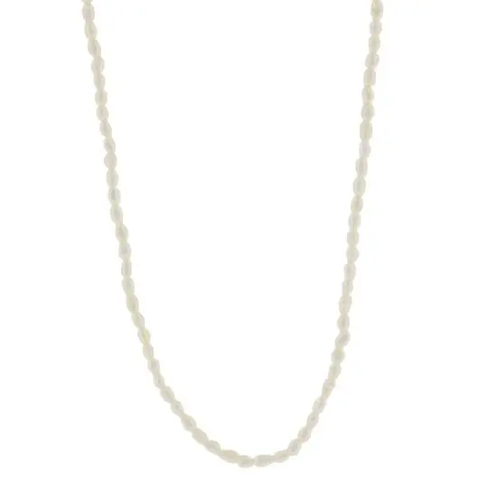 GARGANTILLA PERLITAS, PLATA RODIADA