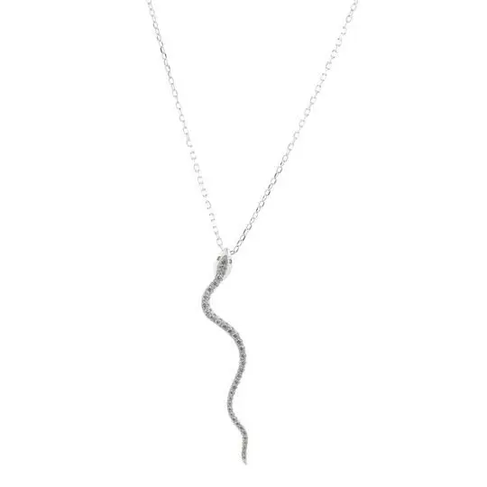 COLLAR VIBORA, PLATA
