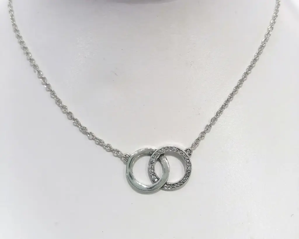 CO DOS AROS PLATA RODIZADA