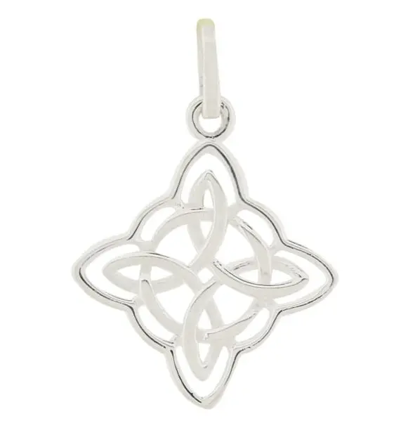 NUDO DE BRUJA CON MARCO, PLATA .925